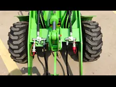 CE Mini Electric Wheel Loader Machine Battery Powered