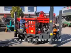 ST-200 200m Crawler Pneumatic Borewell Machine