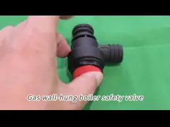 Customized Gas Boiler Accessories Plastic Construction Gas Boiler Safety Valve