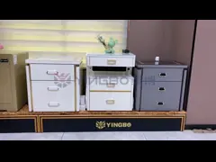 H510mm স্মার্ট ফিঙ্গারপ্রিন্ট লক নাইট টেবিল সেফ বক্স হোম সিকিউরিটির জন্য