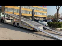 Car Vehicle Transport Semi Truck Carrier Race Car Trailer with Mechanical Suspension