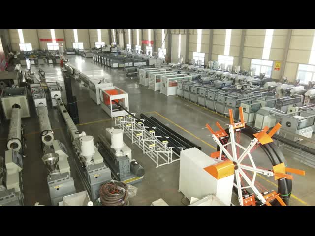 Linha de extrusão de tubos de PVC de alta eficiência