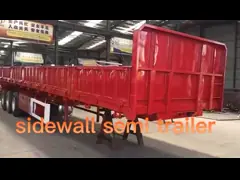 40 Feet Length Triple Axle 36 Ton Cargo Trailer Truck for General Goods by Fuwa Bpw Axle