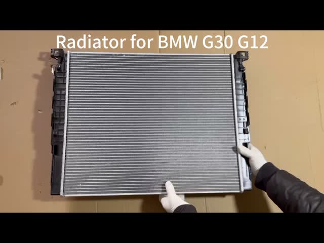 Автомобильный монтаж BMW 2015-2019 Автозапчасти охлаждающий охлаждающий радиатор для G30 G12 17118642875 видео