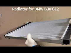 Автомобильный монтаж BMW 2015-2019 Автозапчасти охлаждающий охлаждающий радиатор для G30 G12 17118642875 video