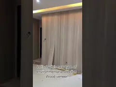 Marble Bamboo Charcoal Wood Veneer Panels Interior Decorative Marble Wall Panels