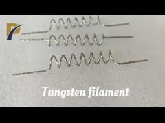 Pure Tungsten Twisted Wire Wolfram Filaments 0.8 / 0.75 / 0.6mm Tungsten Heating Wire