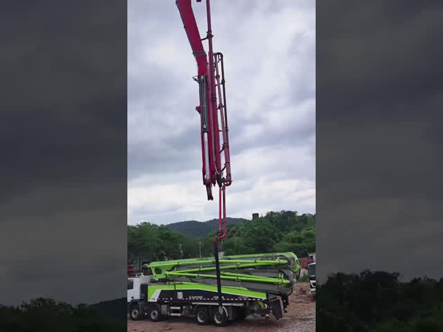 2019 SANY 56m Used Concrete Pump on Mercedes Benz in Stock with New Condition Good Price