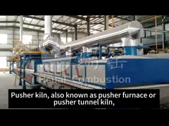 High Capacity Continuous Pusher Type Furnace Design Natural Cooling