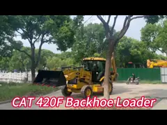Used CAT420F Backhoe Loader Caterpillar Cat 420F Good Condition 1.14 m3 Bucket Capacity