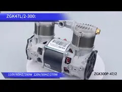 Portable Low Noise Air Compressor Piston Oilless Vacuum Pump Electric 1.4 Bar For 3L Oxygen Machine