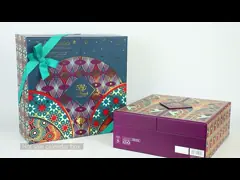 Embalagem personalizada Caixa de bolinhos de luxo Natal Advento Crianças Caixa de presente Embalagem de chocolate cosmético