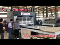 1400x2400mm Auto Feeder Chain Feeder 2 Color Printer Slotter Machine From YIKE GROUP
