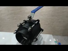 1000WOG Cast Steel WCB NPT BSP Female Threaded Ball Valve 3 Piece Type