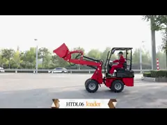 Water-cooled Hightop wheel loader 7.5KN Tractive Effort Equipped with D1105 Engine