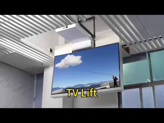 スペースとスタイルの最大化 天井テレビフリッパー 隠れたテレビのマウントのための完璧なソリューション