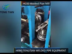 Servo Motor 380V Steel Tube Making Machine Pipe Production Line