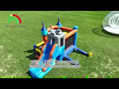 Commercial Inflatable Bounce Combo House Jumping Castle With Slides & Ball Pit Inflatable Jumping Bouncy Castle For Kids