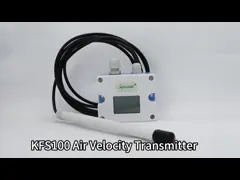 24VAC/DC±20% Power Supply KFS100 Air Velocity Transmitter with RS485 Modbus Output