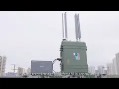 98% การครอบคลุมของ Drone Jammer 5.8 GHz 2KM ระบบ Jammer FPV มีระยะทางการตรวจจับสูงถึง 3 กม.