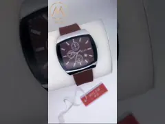 Water Resistant Men's Silicone Watches Quartz Movement Custom Logo