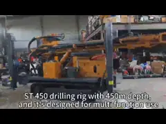 St 450 Hdd Dht Crawler Mounted Drilling Rig Water Well Blasting Industrial Machine
