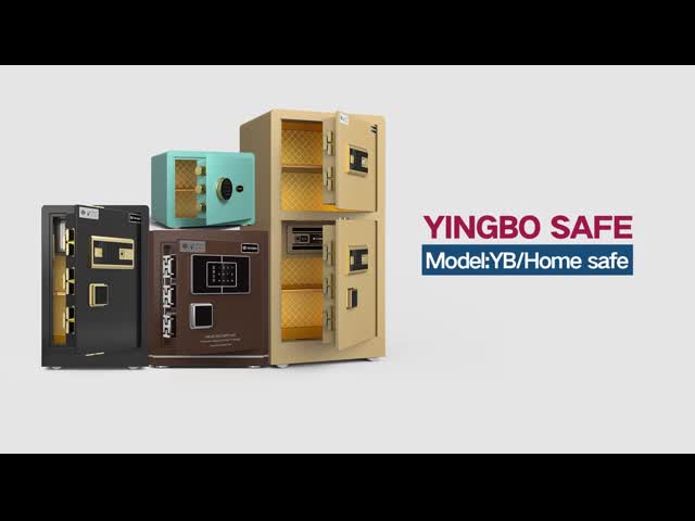 Dual Alarm Biometric Fingerprint Lock Home Safe Box For Security