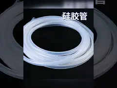 50 Shore A Hardness Silicone Tube Extrusion with High Temperature Resistance and Customizable Size