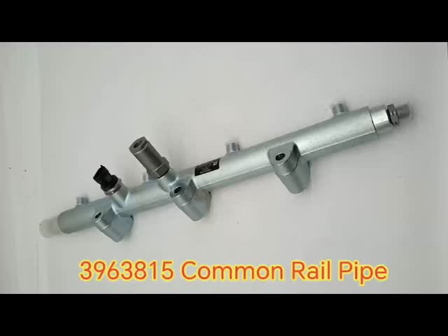 Common Rail Pipe 3963815  for Komatsu PC300-8MO Fuel Injection Pipe 396-3815 video