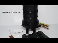 48 Core Dome Fiber Optical Splice Closure IP68 For Telecommunications