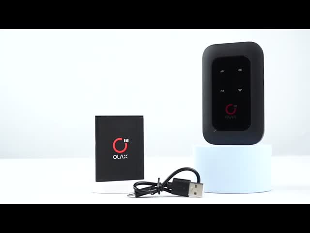 Olax Black Unlocked Mini Lte Modem Wireless Small Size Mobile Pocket Wifi Hotspot Sim 4g Outdoor 2.4G 10 Wifi Users