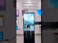 High Brightness Totem Floor Standing Touch Screen LCD Advertising Display Digital Signage