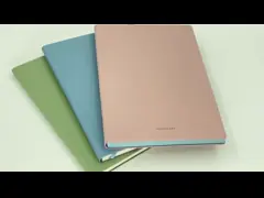 Custom A6 A5 Journal With Elastic Strap Diary Notebook Printed Brand Logo Notepad