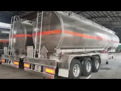 40000L 4 Axle Carbon Steel Bitumen Tanker Semi Trailer