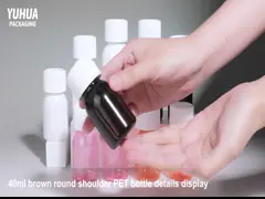 40ml 60ml 100ml Customized Screw Cap Plastic Bottle For Pills Vitamins And Capsules