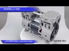 110L/Min Beauty Equipment Oil Free Air Compressor 30 PSI