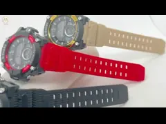 Automatic Date Black Digital Sport Watch With 100m Water Resistance