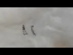 Fashion Sterling Silver A-z Alphabet Earrings 18k Gold Plated 925 Silver Letter Stud Earrings