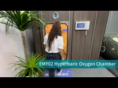 1.3ATA Double siège dur type clair rééducation visible Hyperbare Hbot Cabine Therapie en chambre d'oxygène pour le centre de santé