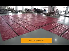 650GSM 20*20 1000D PVC Tarpaulin For Truck Covers Tarp System