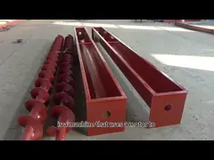 Conveyor sekrup baja listrik tipe U Conveyor sekrup biji-bijian portabel