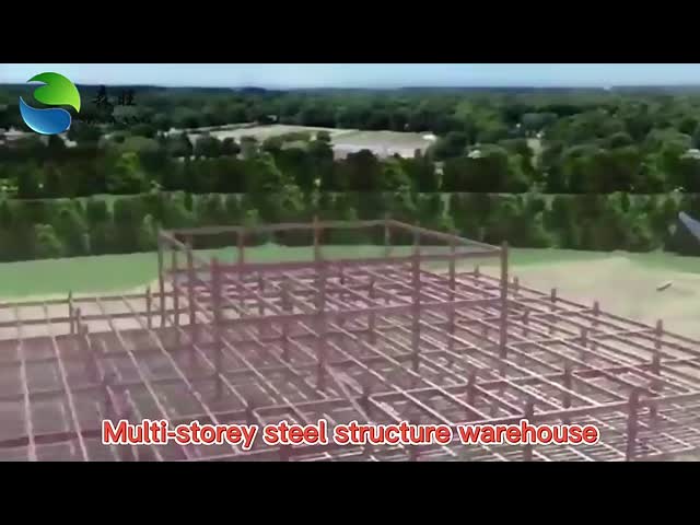 Workshop Steel Structure Building , Industrial Steel Warehouse Construction