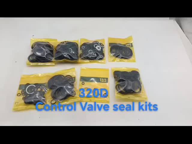 カテゴリー320D エグババター制御バルブシールキット 水力配送バルブサービスキット ビデオ