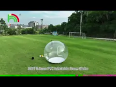 10FT Inflatable Snow Globe 0.5mm PVC Christmas Decorations Giant Transparent Inflatable Bubble Igloo Tent