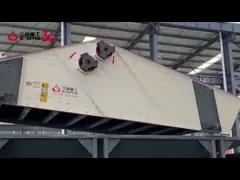 Pantalla de deshidratación de alta frecuencia 7.5KWX2 con gran intensidad de vibración