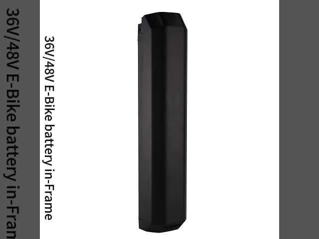 In-Frame Li-Ion E-Bike Battery 48V 10.4ah 13s5p Black 30A PCB Protection video