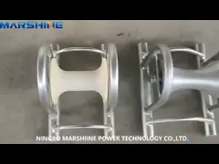 Aluminum Steel Pipe Support Cable Ground Roller Electrical Power Cable Roller Pulley