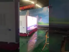 P4 schermo a led mobile 3 lato cartellone digitale mobile