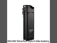 Сильная литий-ионная батарея с USB Black Silverfish Style E-Bike video