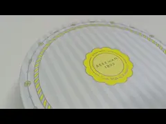 Impressão personalizada Caixas de presente de cilindro de papelão feitas à mão Caixas de presente para cuidados com a pele